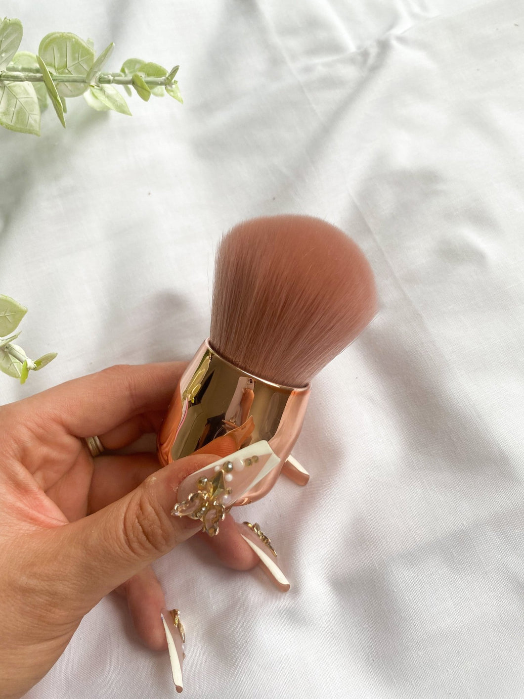 Rose Gold Nail Dust Brush - GetPressed.NailBar